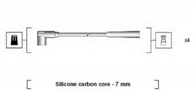 MAGNETI MARELLI 941085180570 -  Комплект проводов зажигания